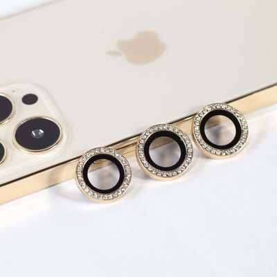 Mobile Diamond Luxury Phone Lens Glass Camera Protector For Iphone 11-14